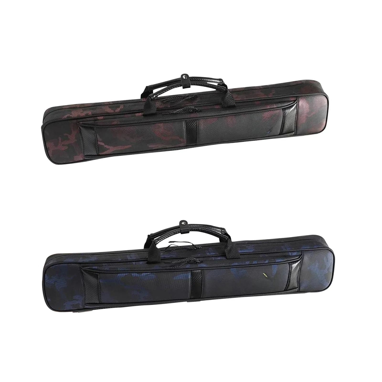 

-3x4 Pool Cue Bag 7 Holes Cue Cases Pool Cues Protector With Backpack Straps