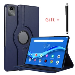 Чехол для Lenovo Xiaoxin Pad 2024 11 10,6 TB331FC Tab M11 2023 TB330FU M10 Plus 3rd TB328FU, вращающийся на 360 градусов чехол-подставка Funda
