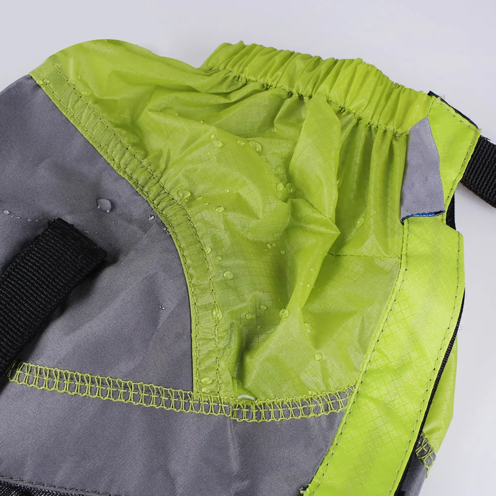 1Pair Water Resistant Ankle Gaiters Lightweight Compact Elastic Band Gaiters for Outdoor Hiking Walking Climbing Hunting Mud