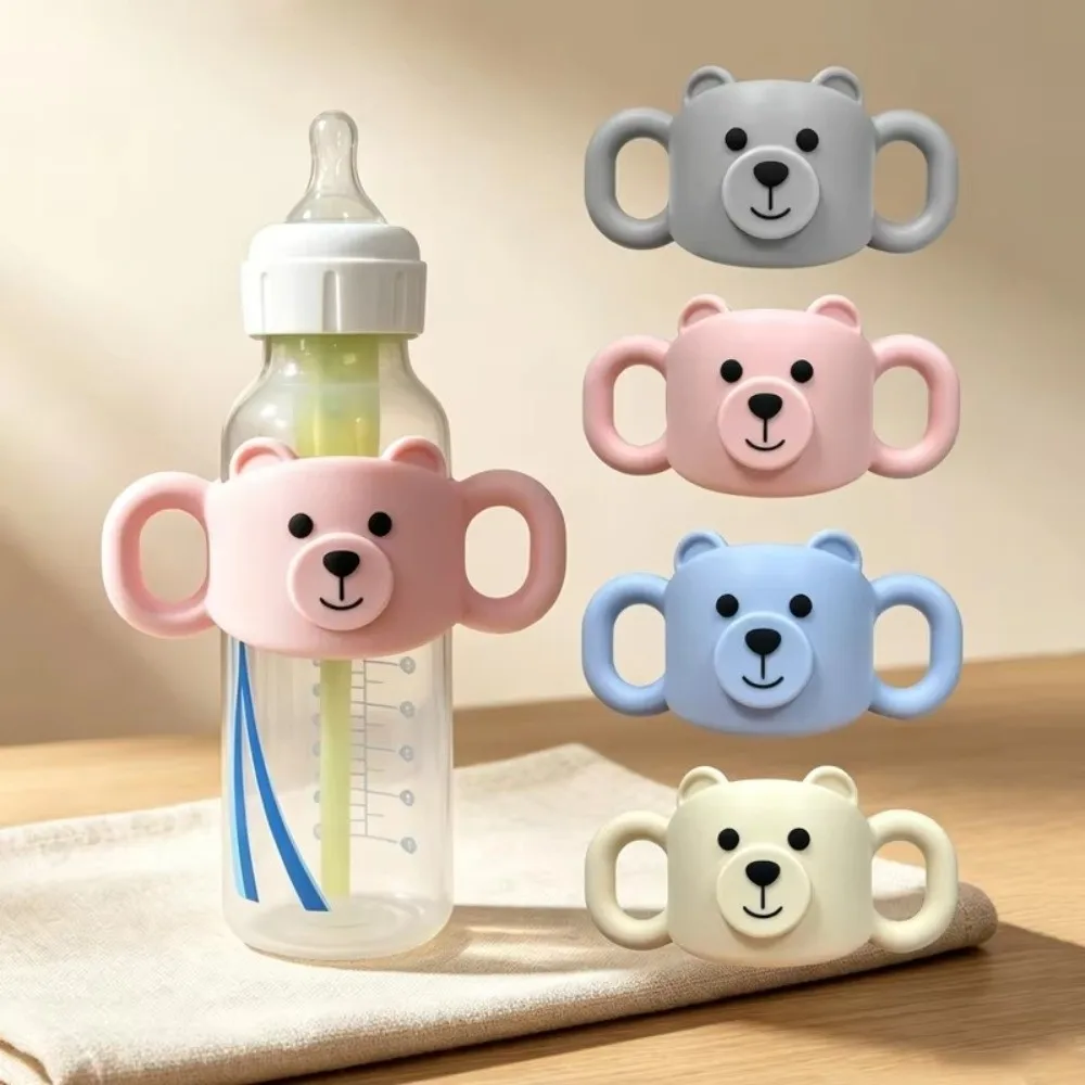 Silicone Bottle Handles Standard Caliber Global Fit Narrow Straw Bottle Holder 1pc Pack Removable Design Bottle Grip Handle