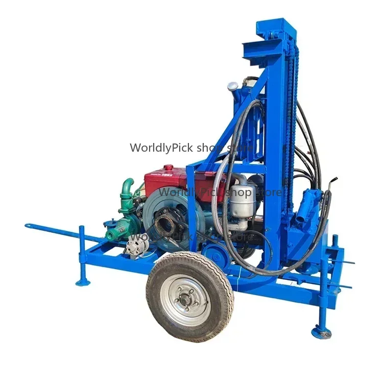 100M 200M Water Borehole Drilling Machine Water Well Drill Rig Machine/ Bore Hole Well Water Drilling Rig Machine