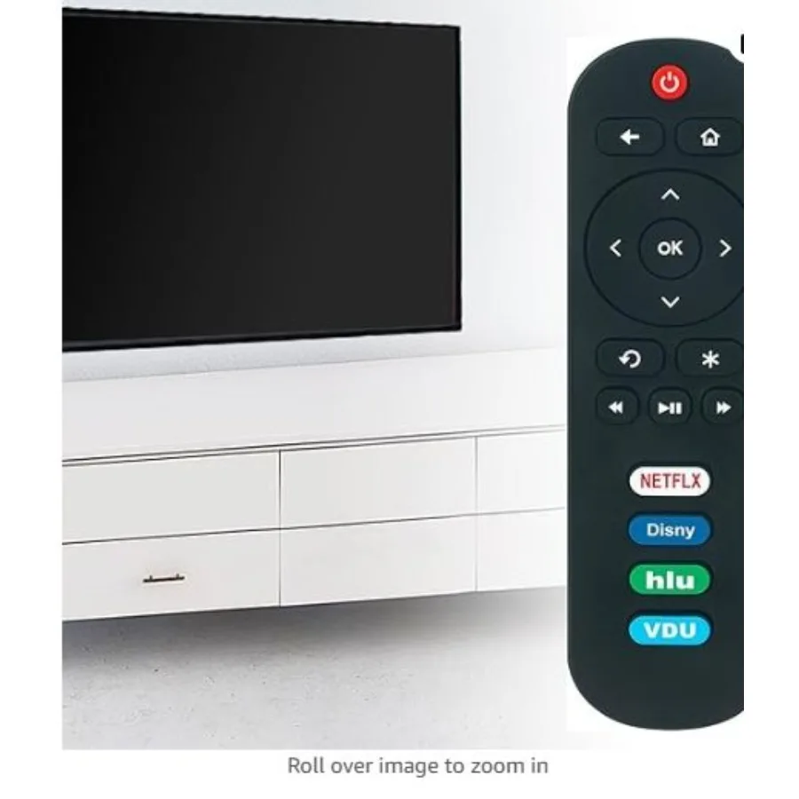 حزمة من 2 RC280 تحل محل جهاز التحكم عن بعد مناسب لجميع TCL Roku TV 65S535 32S335 50S431 55S431 32S331 65S431 75S431 43S421 43S525 7