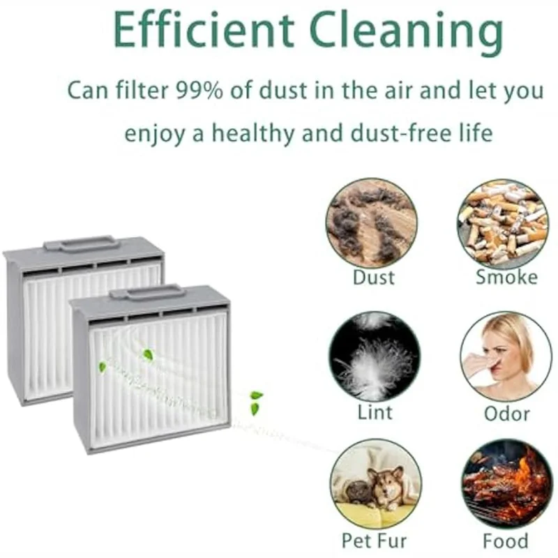 A44T For Irobot Roomba Plus 504& Vac For Irobot Roomba Max 705 Replacement HEPA Filters- 9Pcs Filter  For Vacuum Cleaners