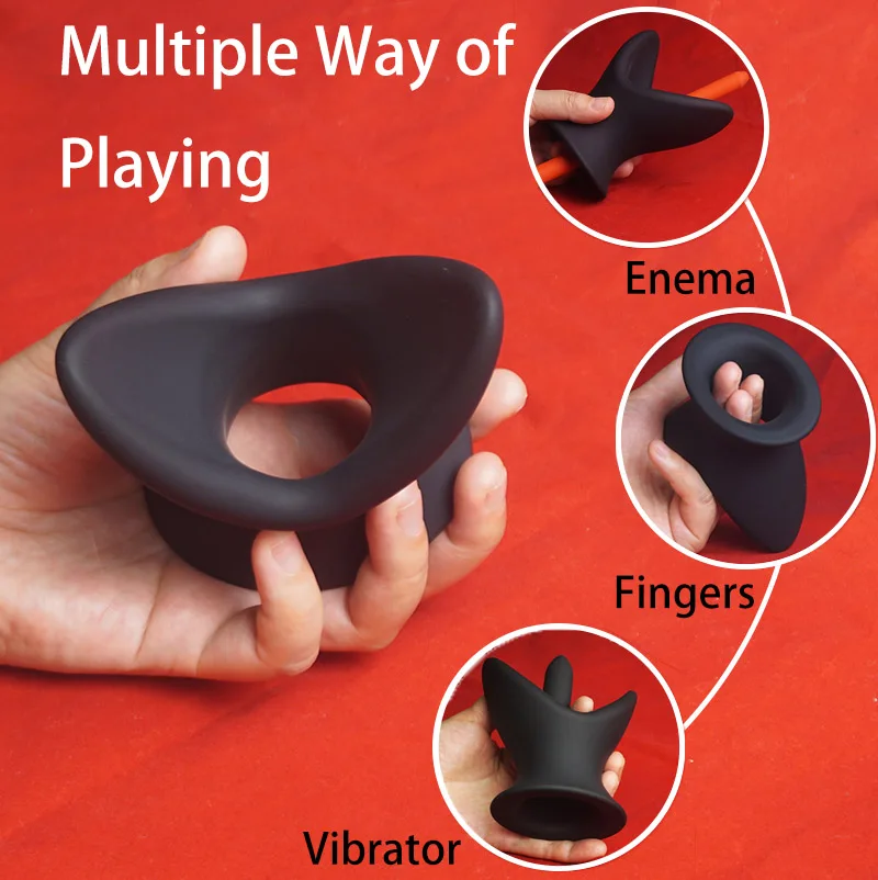 Hollow Anal Plug Expander Stretching,Silicone Tunnel But Butt Plugs Enema,Analplug Buttplugs Butplug,Anus Ass Sex Toys,Analsex