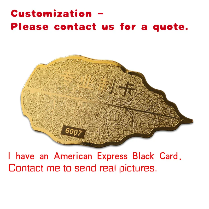 

custom.Customized Cheap Die Cut Metal Stainless Steel Vip Member Metal Business Cards Laser Engraving