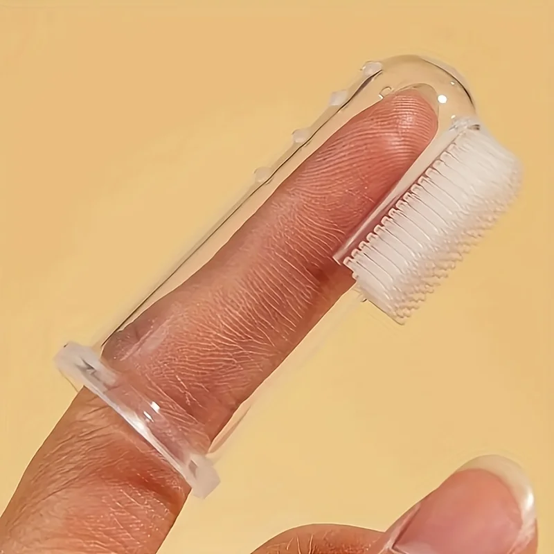

5 Units Pet Ultra-Soft Toothbrush - Dog Cat Finger Toothbrush, Remove Tartar, Plaque, Pet Oral Teeth Cleaning Pet Supplies