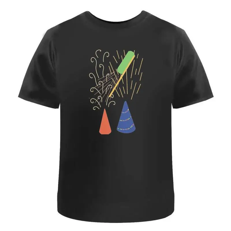 Firework Exploding With Colour ' Cotton T Shirt Ta050190