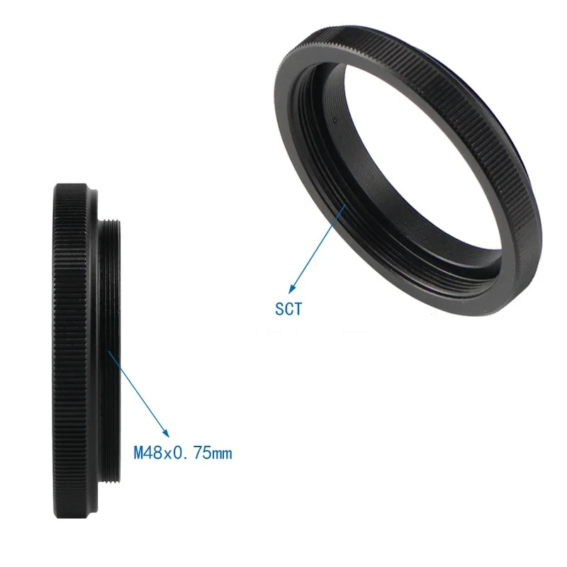 Female Thread to Male Thread M48 M42 SCT M52 M54 T T2 Astronomical Telescope Photography Adapter Ring Accessories M42x0.75