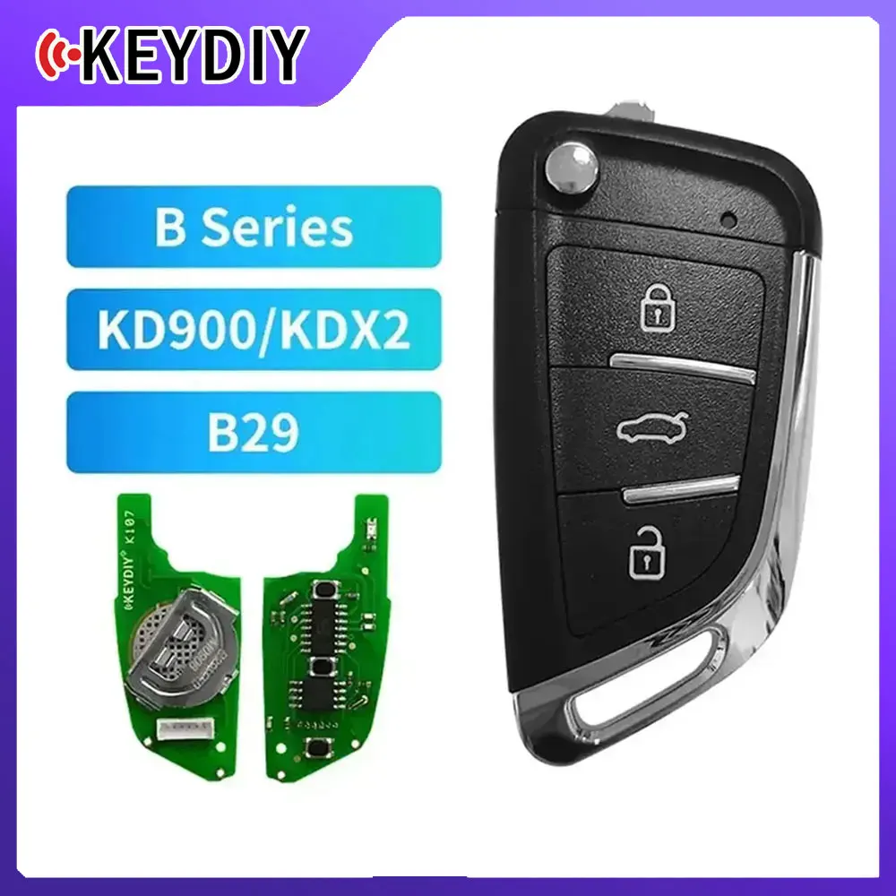 

KEYDIY (5pcs/lot) NEW Model KD900 KD900+ URG200 KD-X2 Key Generator B Series Remote B29-3 Button Universal KD Remote