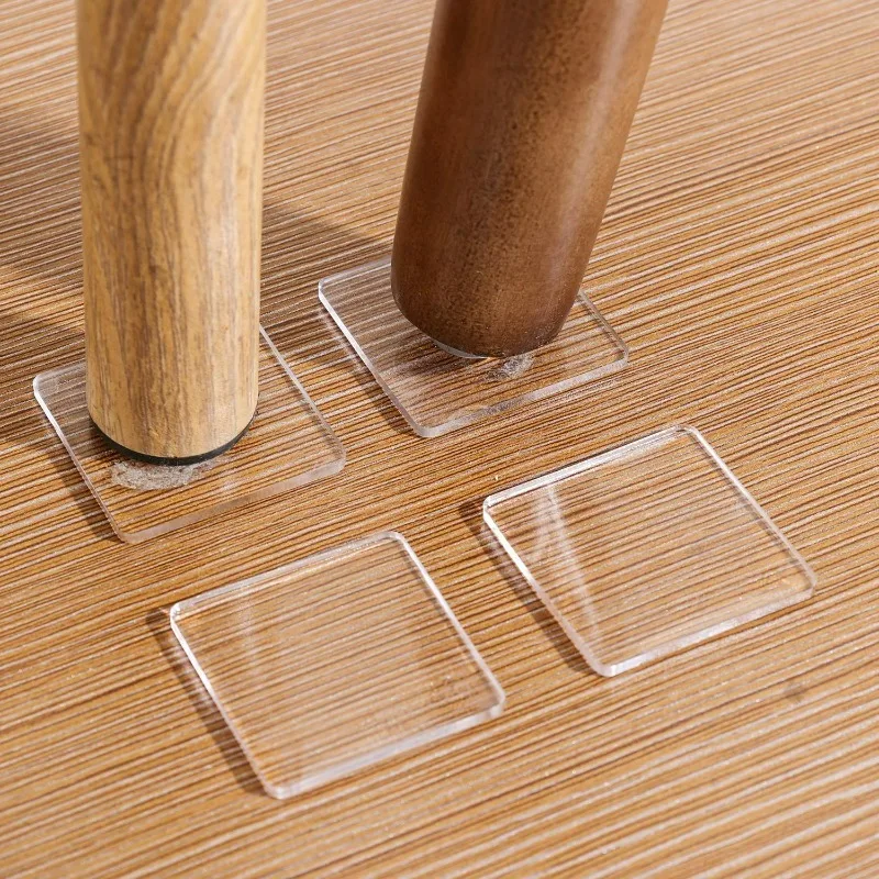 4-40Pcs Transparent Anti Vibration Pads Shock Absorbing Mat Washing Machine Mute Fixator Self Adhesive Furniture Bumper Damper