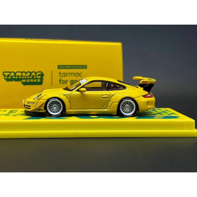 Tw 1:64 rwb 997 notting Hügel Druckguss Diorama Auto Modell Sammlung Miniatur Spielzeug Asphalt arbeitet