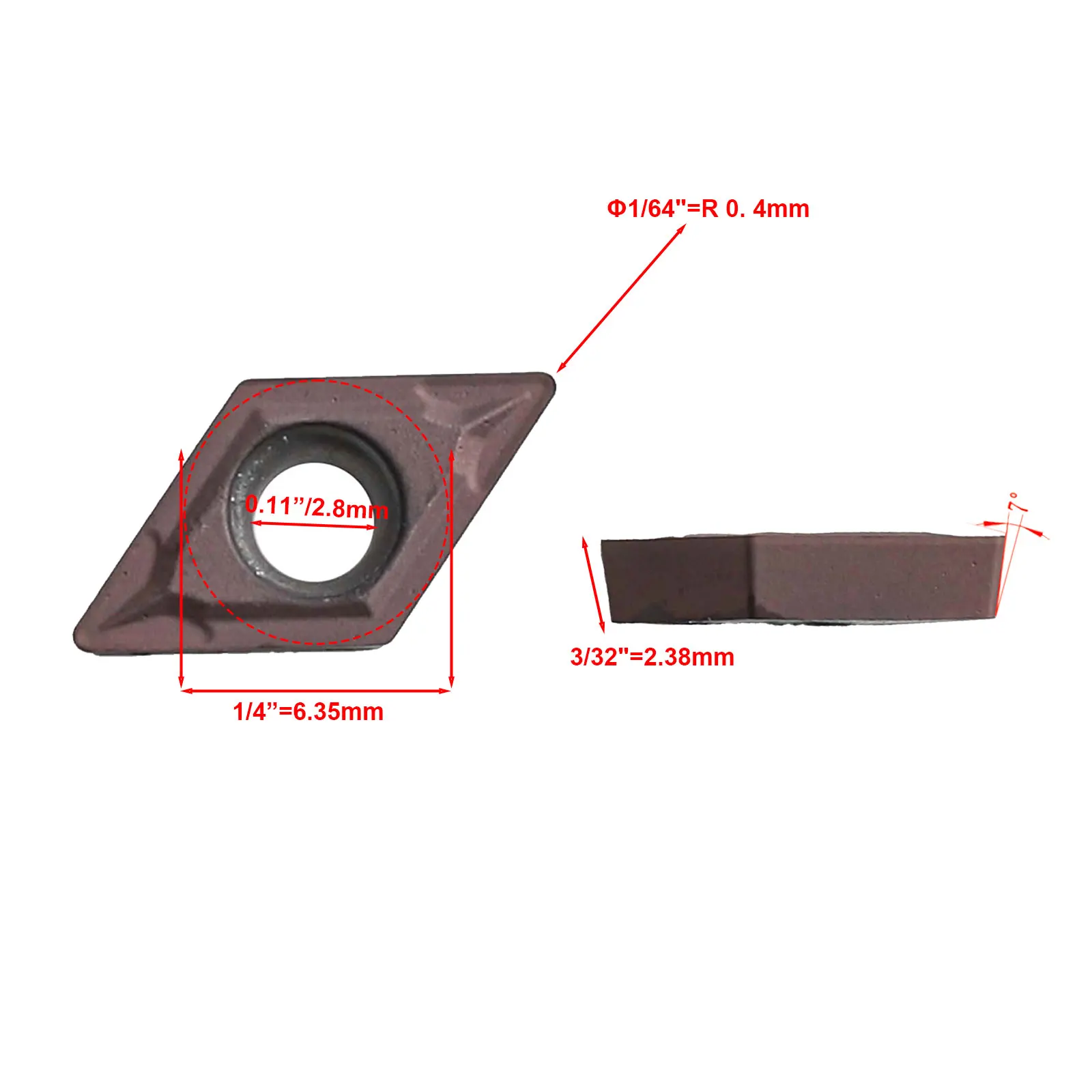 

CNC Turning Tool Carbide Inserts High Grip Large-scale Cutting Manual Inspection Semi-finishing For CNC Machining