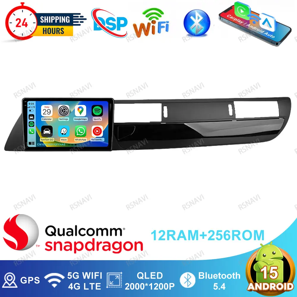 Android 15 Car Radio For Citroen C5 2008 2009 2010-2017 Renault Megane 3 Passat B6 Tesla Model Y Accessories 2025 Clio 4 E90