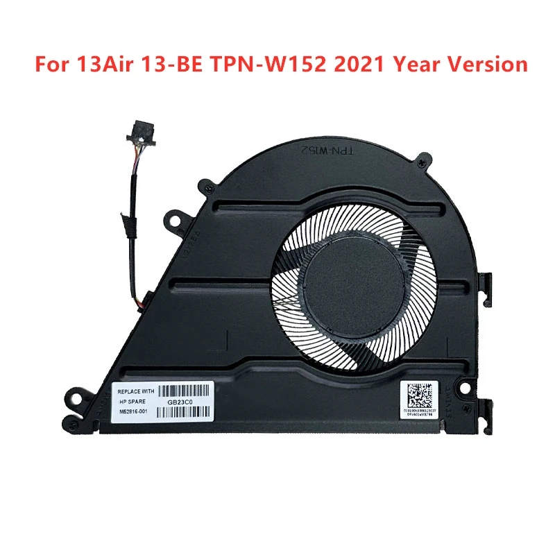 

New Original Laptop CPU GPU Cooling fans For HP 13Air 13-BE TPN-W152 2021 Year Version M52816-001