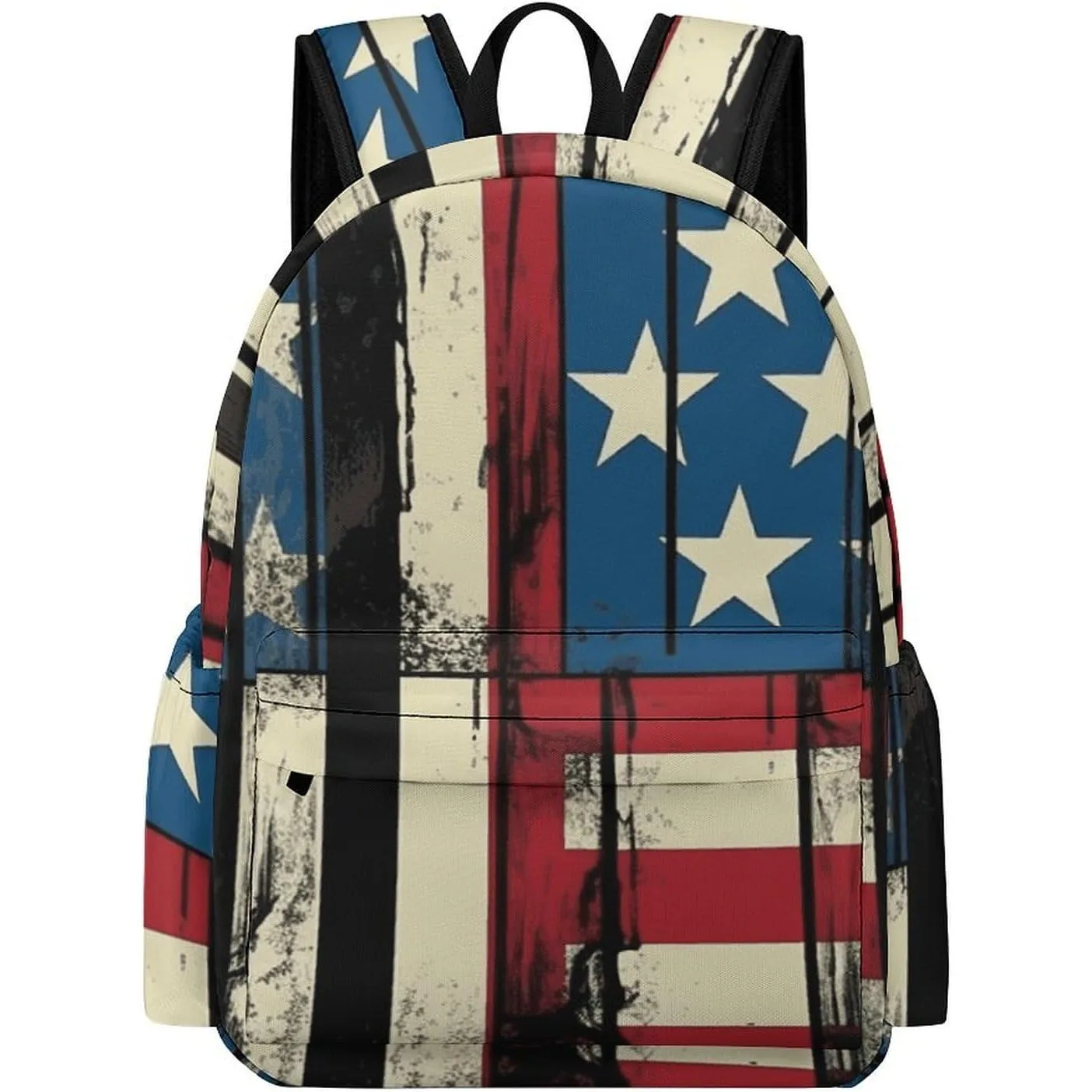 

Travel Backpack for Women Men Carry On Backpack Comic Style Flag Luggage Daypack
