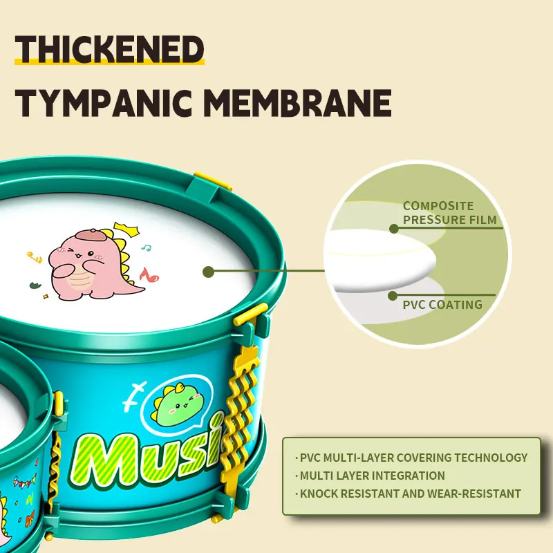 Drums, jazz drums, music enlightenment for children and babies, toys, imitation Musical Instruments, beginners practicing Musica