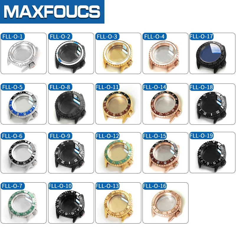 Custom Watch Case Stainless Steel For Skx007 SRPD51 Bezel insert Crown Case Back Fit For Nh35 36 Movement Accessories