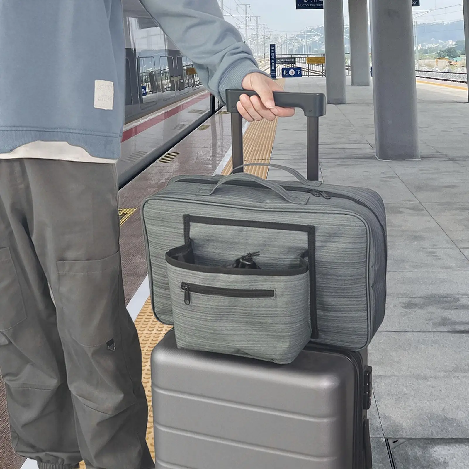 

Чемодан-держатель для напитков, многофункциональная дорожная переноска для напитков для пальто, одеяла, напитков, напитков