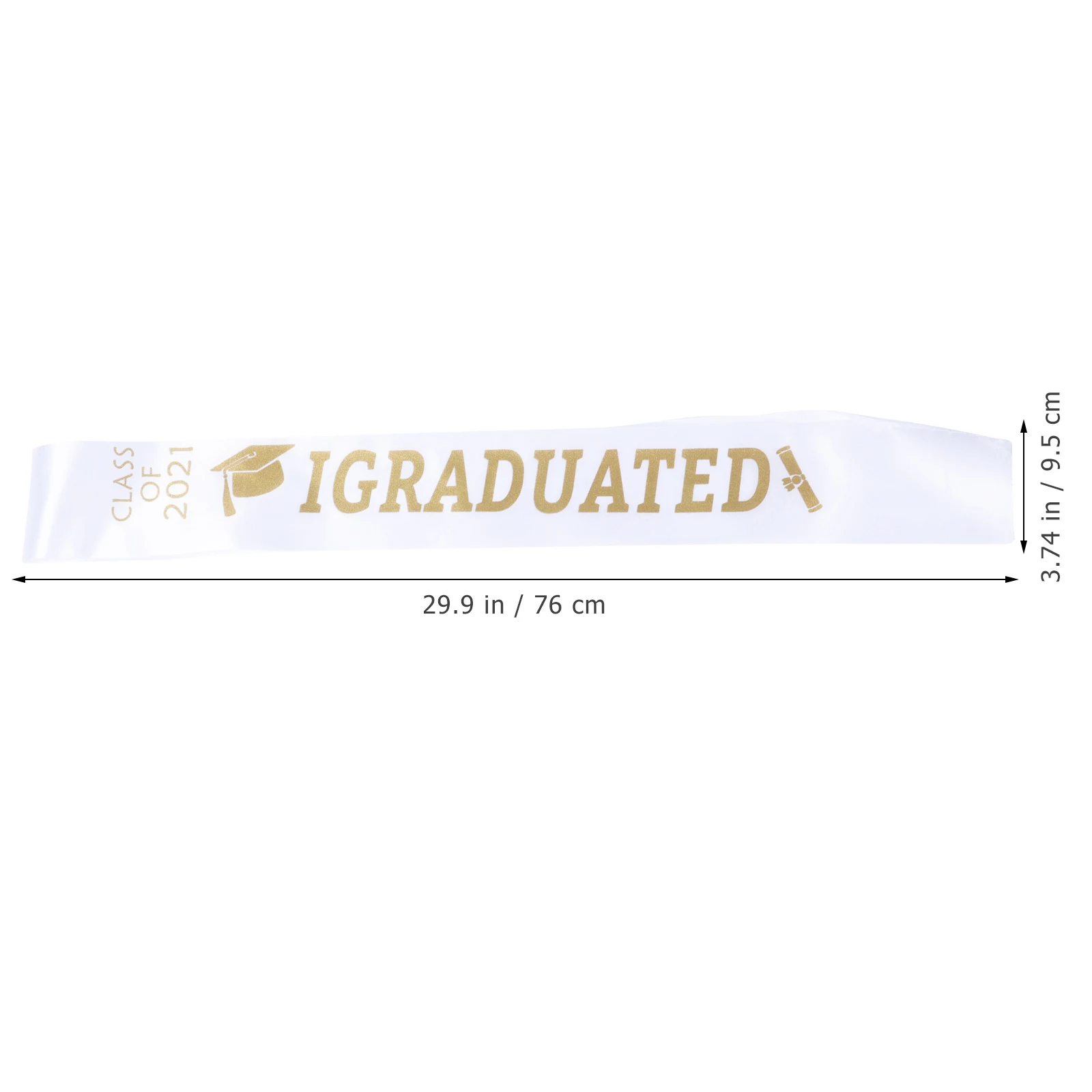 

Graduation Crown Props Satin Strap Alloy Crystal Girls Party Accessories Durable Decorations Tiara Sash Gift Graduation Cap Gown
