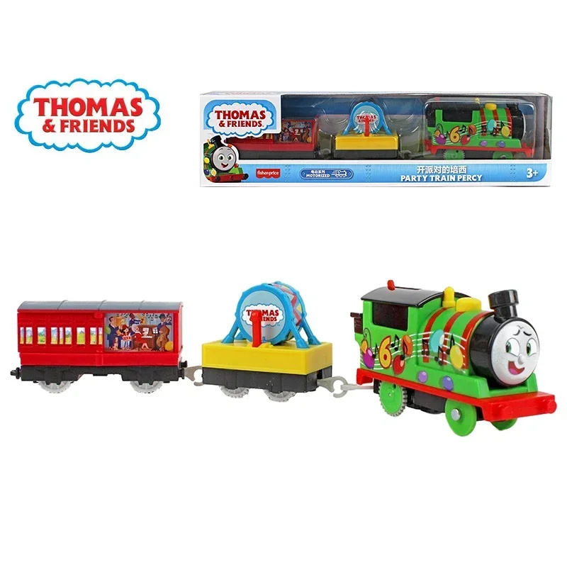 Modelo de tren eléctrico de la serie Track Master para niños, juguetes motorizados de aleación de Thomas y Friends, diésel, Nia, locomotora, Original