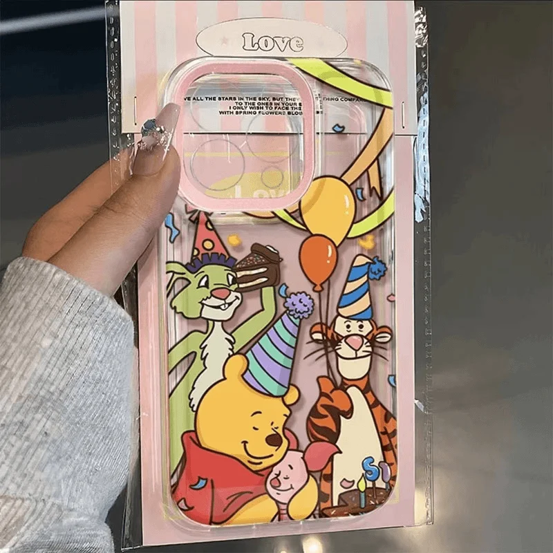 Disney Kubuś Puchatek Przyjaciel Telefon Dla Xiaomi Redmi NOTE 8 9 9A 9s 10 11 12 12C 13 13C K30 K50 10C Pro Plus 4G 5G Przezroczysty