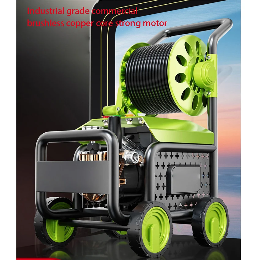 

Car Washing Machine High-pressure Water Gun 220V High-power Car Brushing Tool Powerful Cleaning Floor Booster Water Pump