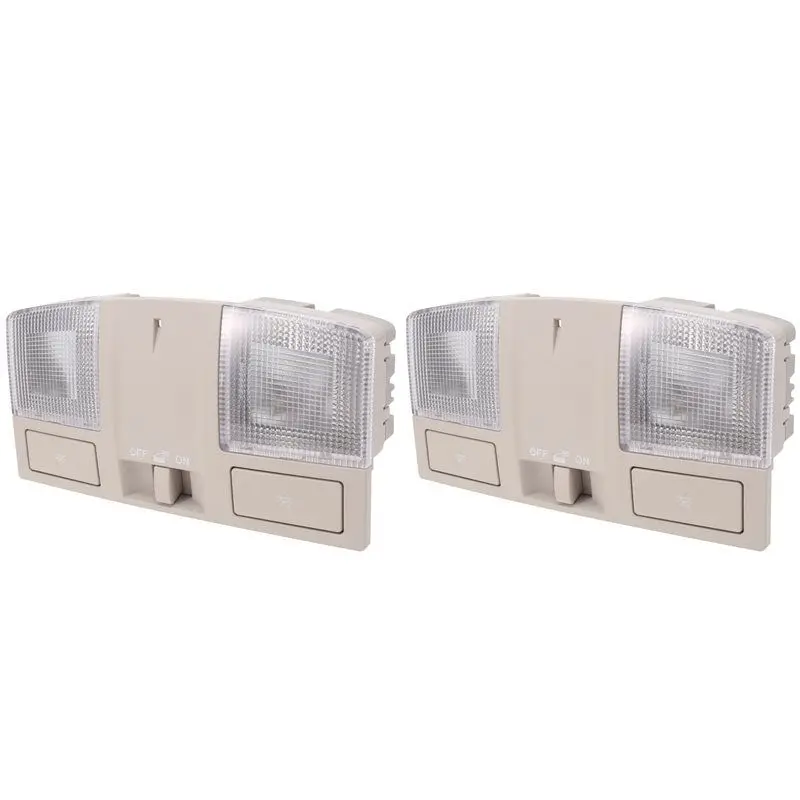 2X Car Interior Roof Light Reading Lights Assembly Front Reading Lamp Ceiling Light For Mazda 3 BL 2010 2011 2012 2013