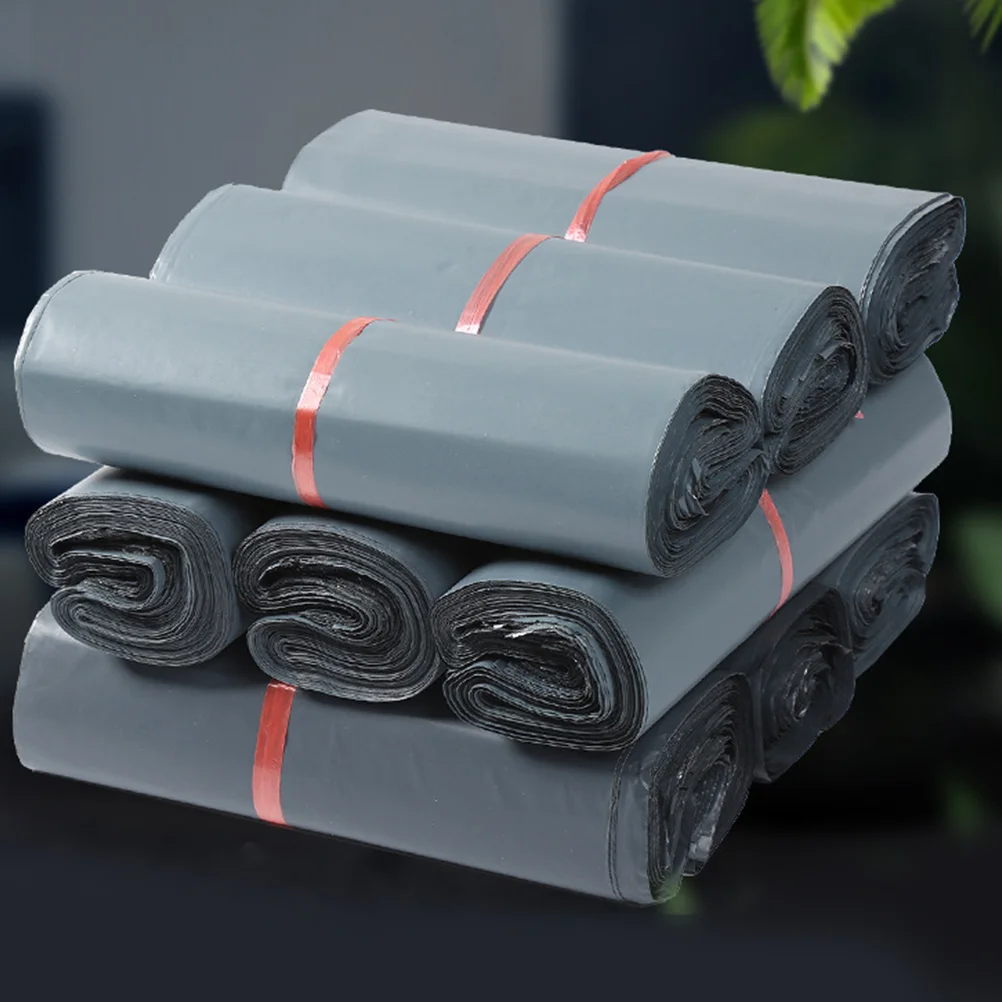 100pcs 30X17Cm Grey Thickened Express Packing Bags Waterproof Dustproof Shipping Bags For Package Reusable Product Transport Bag