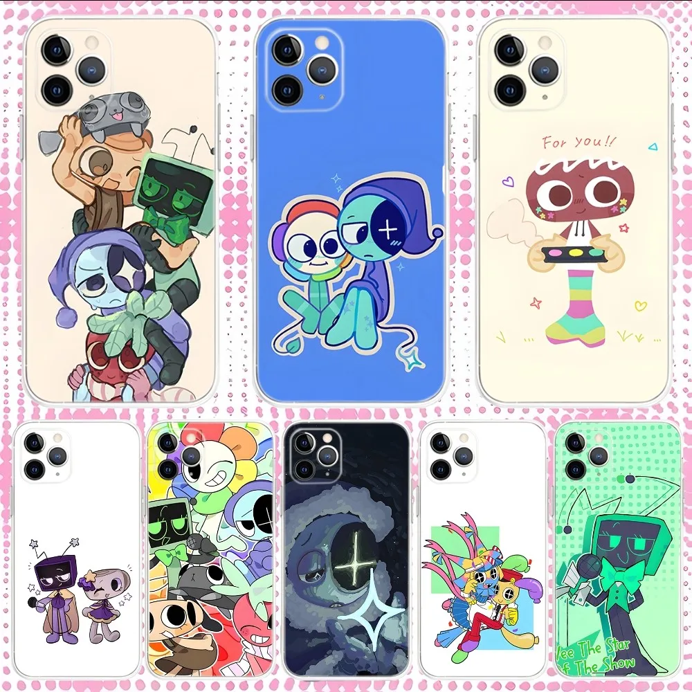 Dandys World Astro Phone Case For iPhone 16,15,14,13,12,11 Pro,Max,Plus,X,XS,XR,SE,Mini Transparent Silicone Soft