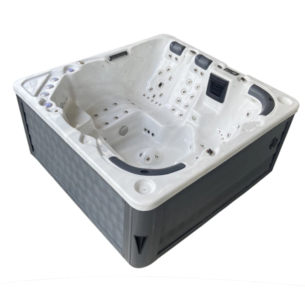 Hot Sell Acrylic Hottubs 6 person Outdoor Whirlpools Bathtub Smart Hot Tub Spa Sex Spa Tubs with Music