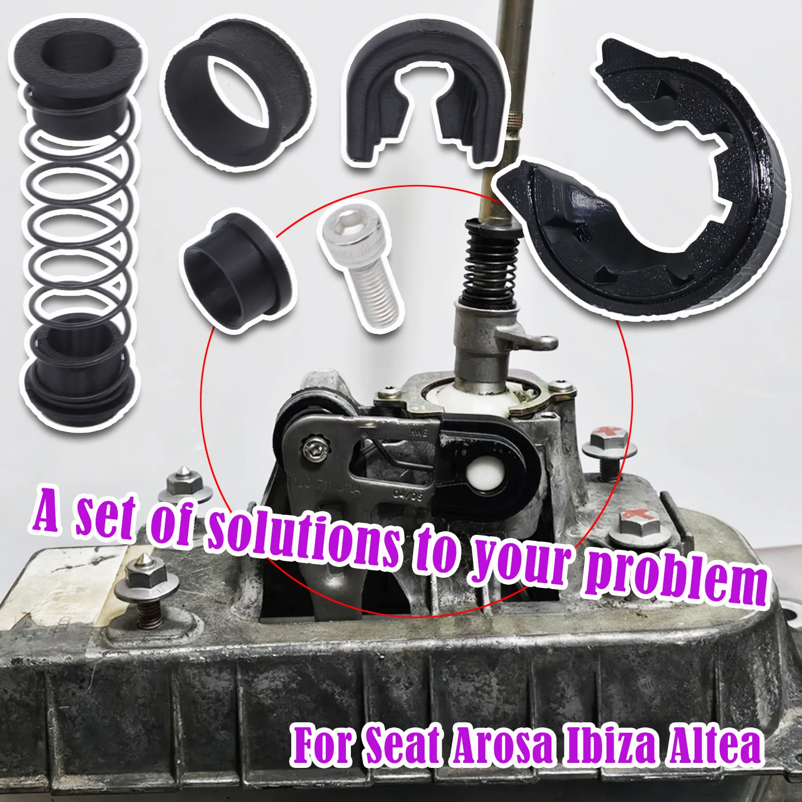 Gearbox Repair Kit For Seat Arosa Ibiza Altea MT Trans Shifter First Gear Getter Reverse Lever Change Selector Linkage Bushes