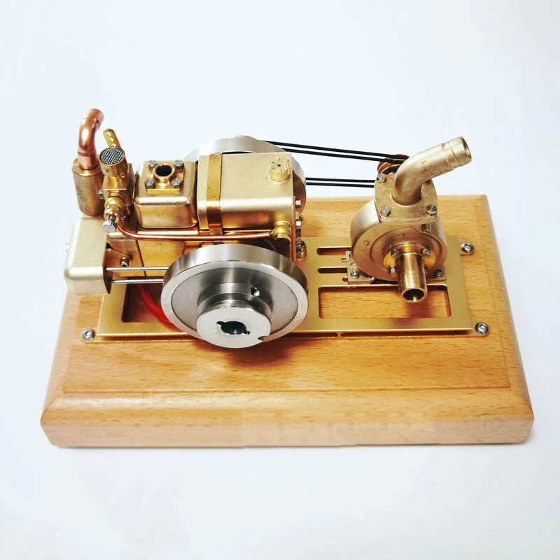 Single Cylinder Engine Model Diesel Engine Pump Model Metal Walking Tractor Seat Mechanical Engine Toy