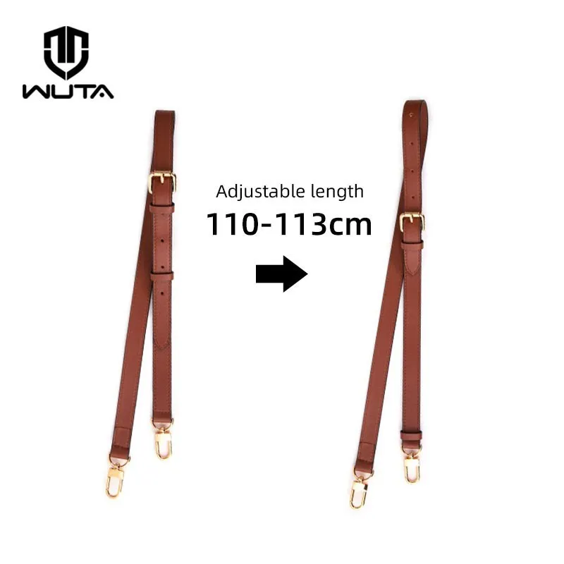 WUTA Luxury Brand Genuine Leather Bag Strap Replacement Adjustable Shoulder Straps Cross body Bag Accessories for Louis Vuitton