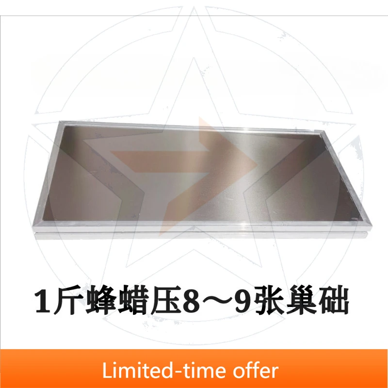 Máquina de base Nest prensada a mano con molde de silicona y plano posterior de metal para apicultura en Italia