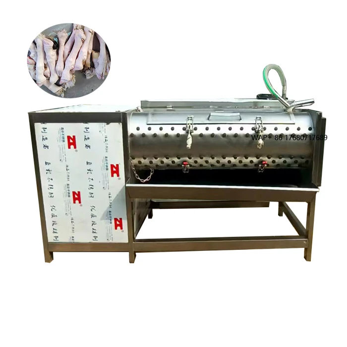 New Multifunctional Sheep Head Hoof Hair Removal Machine with Motor Heating & Spraying System for Farm Use High Capacity 350kg/h