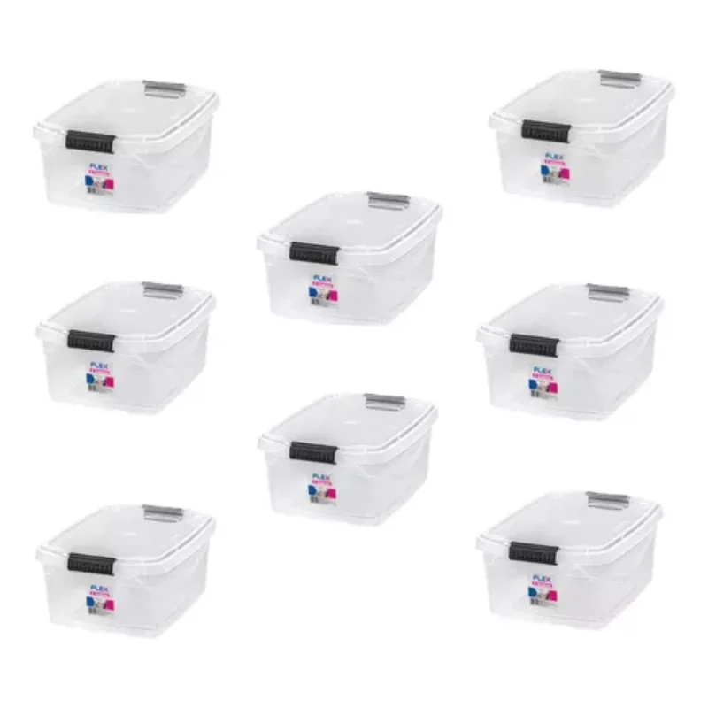 

8 Boxes Organizer Transparent 6l C/lid- Boxes, Boxes and Baskets Decorative Boxes