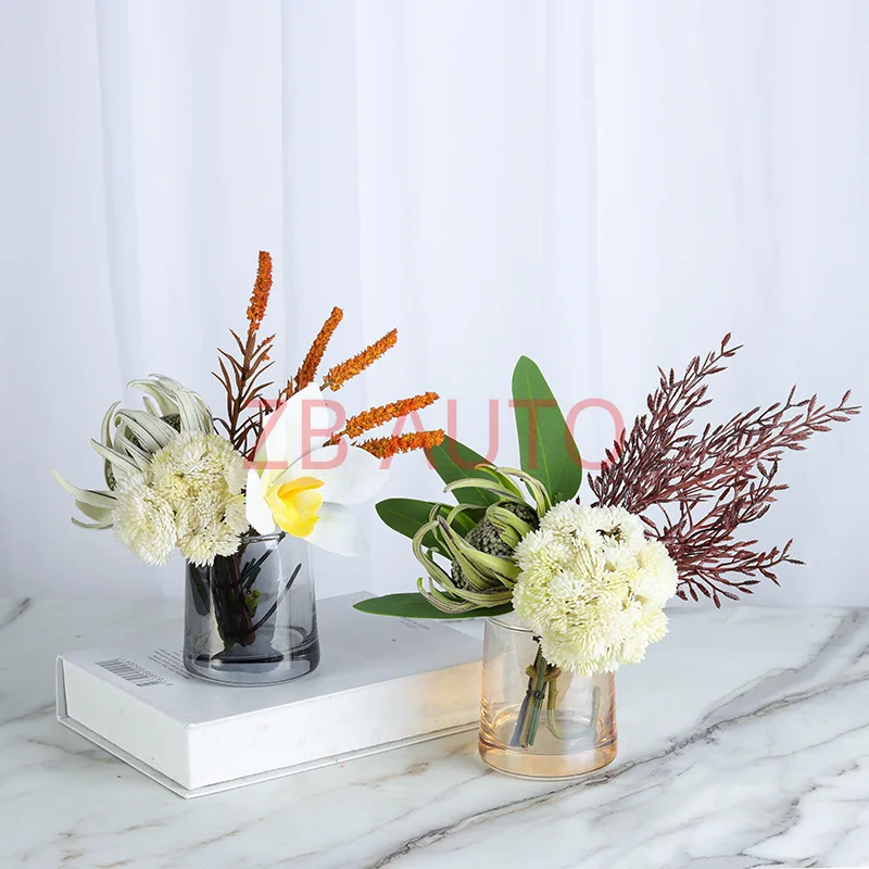 

Искусственные цветочные украшения для гостиной, декор для демонстрационной комнаты, цветы для журнального столика, цветы для переговорного стола, зеленые растения для стойки ресепшн, бонсай.