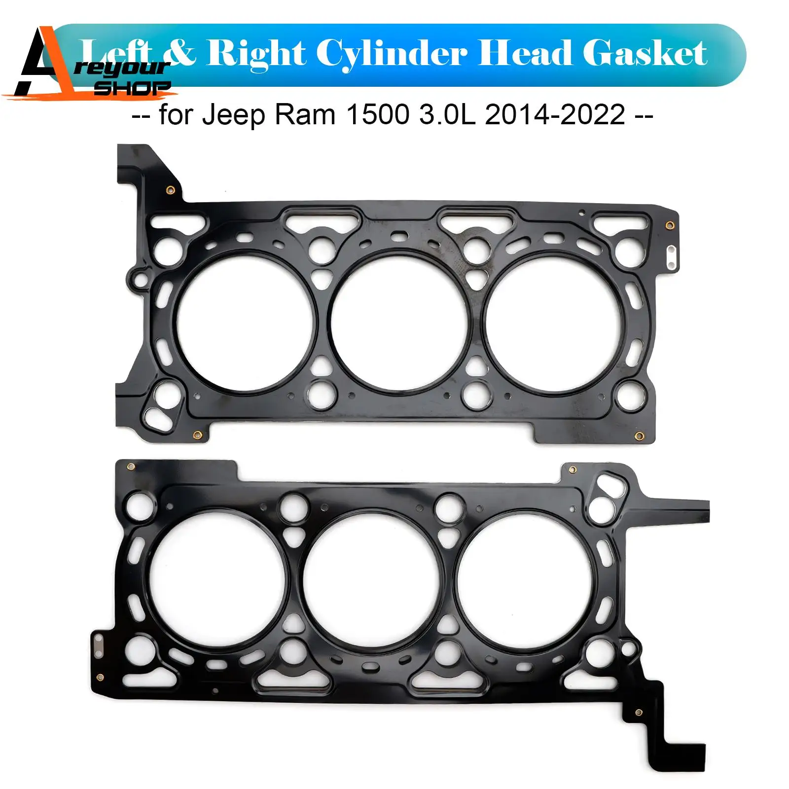 

Left & Right Cylinder Head Gasket for Jeep Ram 1500 3.0L 2014-2022
