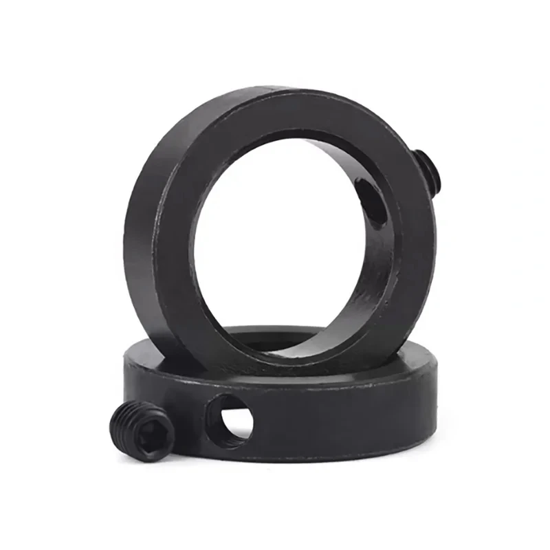 Shaft End Locking Ring / Split Optical Axis Fixing Ring - Thrust Limit Ring with Set Screw for Linear Guide & Positioning
