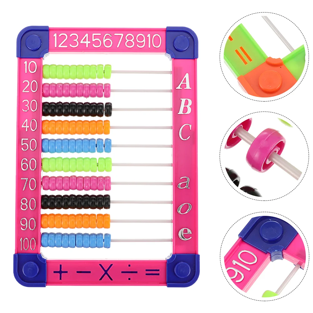 Abacus Arithmetic Plastic Toy Kids Educational Plaything Classic Calculator Portable Counting Math Learning