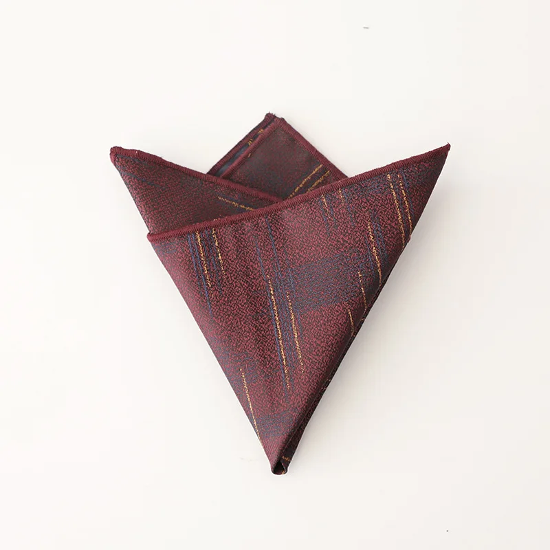 Retro Coffee Beige Orange Pocket Square for Men, Stylish Accessory