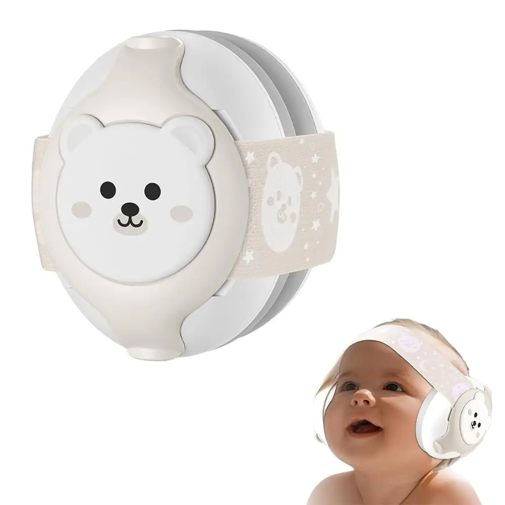 

Baby Earmuffs 25dB NRR – Noise Cancelling Headphones 0-36 Months, Adjustable Headband, Foldable with Bag