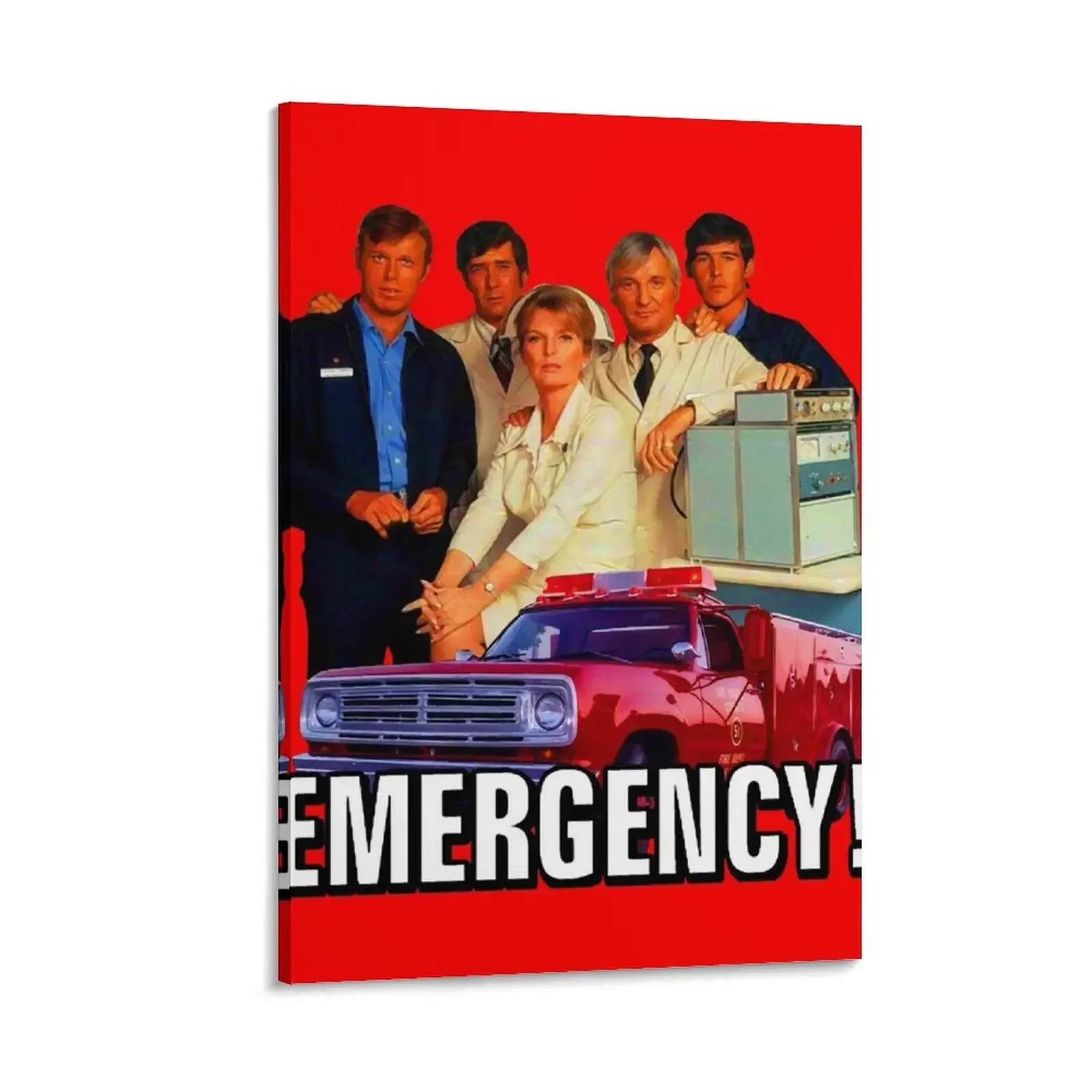 

Retro Vintage 70s EMERGENCY! Cast Tribute Canvas Painting wallpapers home decor canvas wall art Wall decoration poster