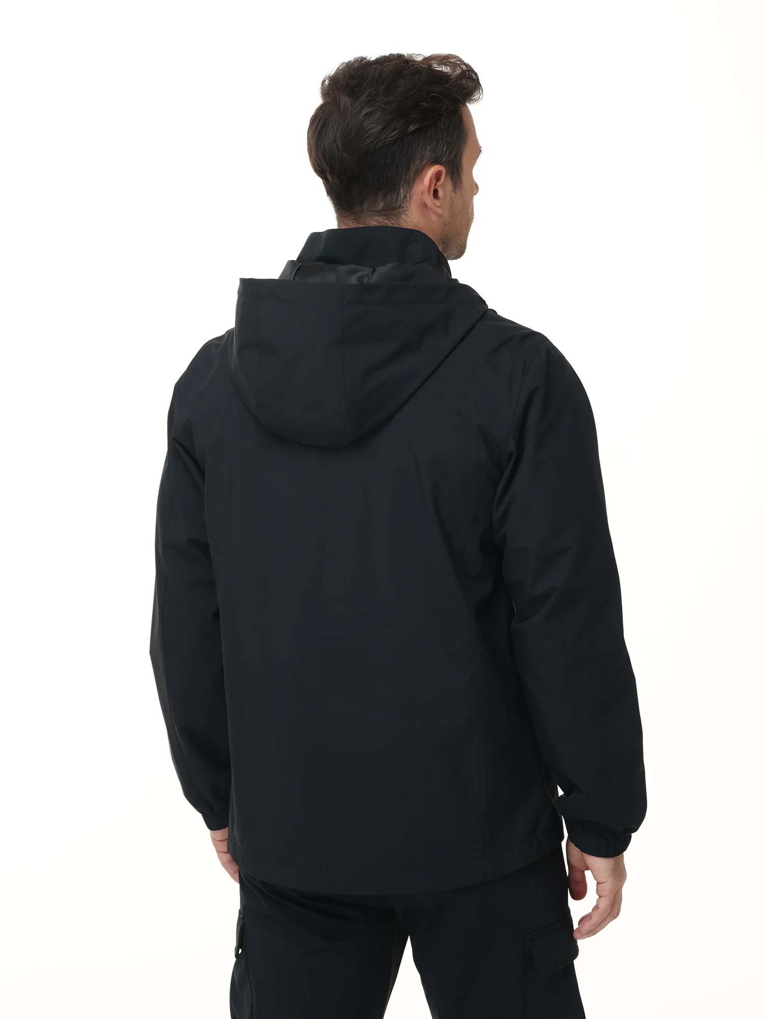 Sommer Herren Outdoor-Jacke Wasserdichte Regenjacke, Dünne Regenjacke mit Mehreren Taschen für Camping Wandern Radfahren Angeln – Detail 27