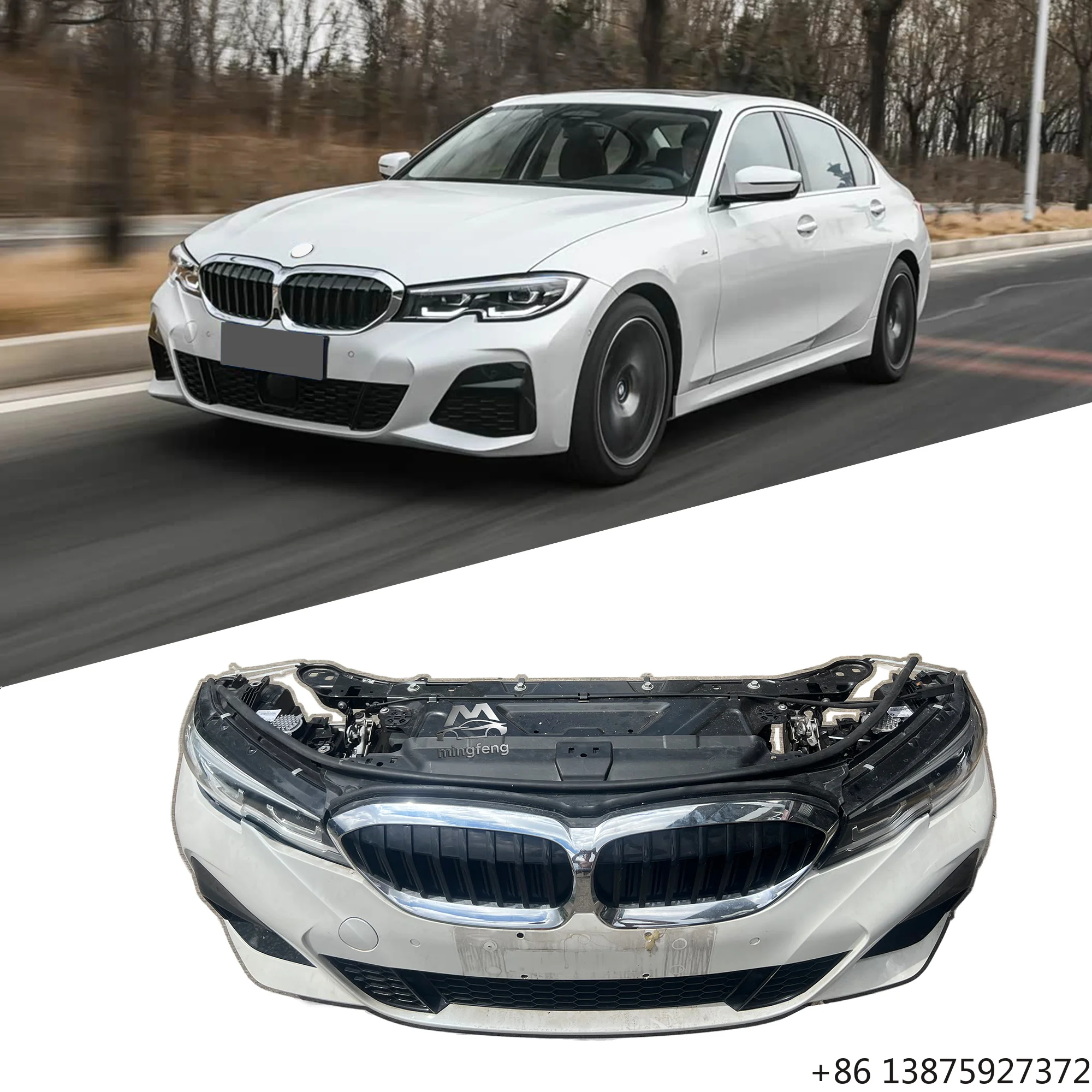 

Front Bumper Assembly Original For 3 Series G20 Boby kit 2019-2022 with Radiator, Grille & Cooling System