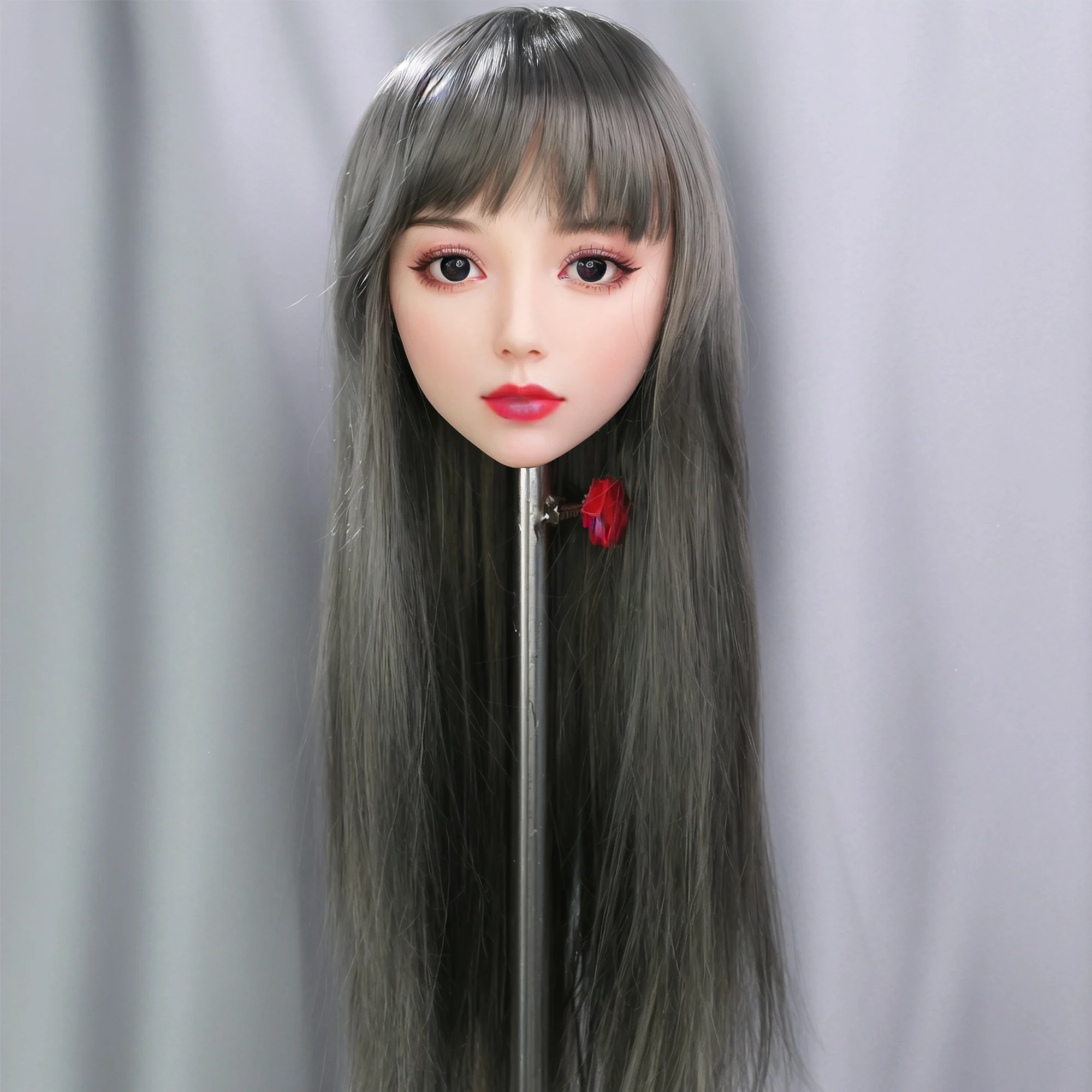 

Реплика модели женской головы 1:1, изготовлен из материала TPE, игрушка для мужской мастурбации, с мягкой текстурой, для ночного компаньона