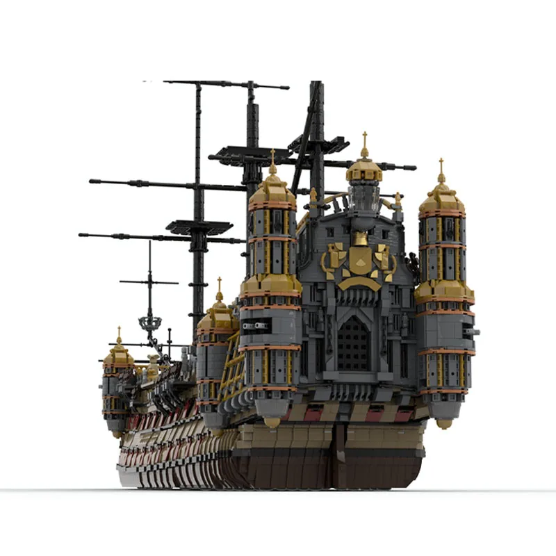 

MOC-216441 Famous Movie Ocean Ship Stitching Assembly Building Block Model • 15684 Parts MOC Creative Boy Kids Birthday Gift