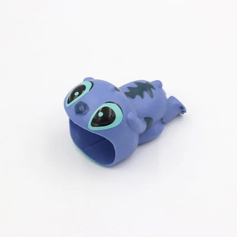 20W Stitch Anti-breaking Cartoon Apple Data Cable Protective Case Mobile Phone Charger Winding USB Cable Protector