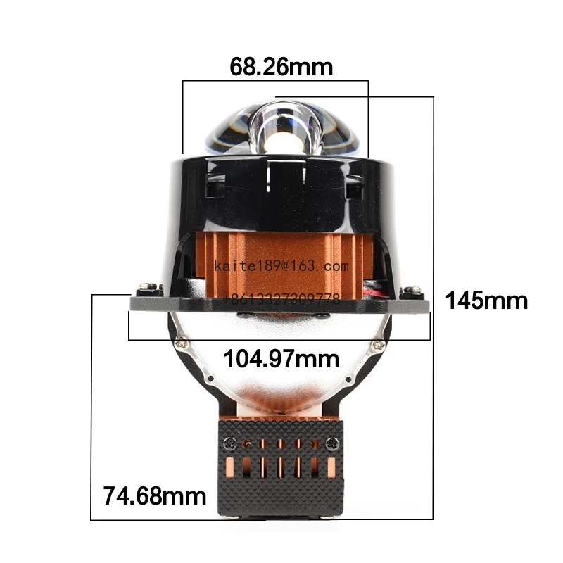 3 Inch New Design Super Laser Projector Lens AES TIR G500 75W Real Laser Projector Car Laser Light for Auto Lighting System - Image 5
