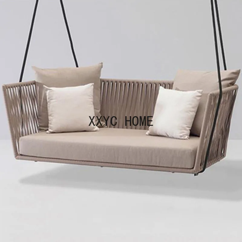 Bedroom Minimalistic Hanging Chair Lounger Patio Room Garden Hanging Chair Outdoor Swing Garten Stuhl Sitting Room Furniture